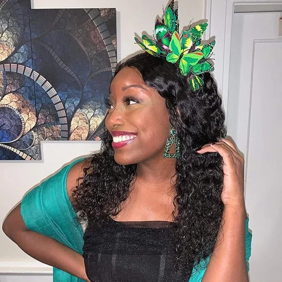 Butterfly Crown Headband | Monarch Fascinator Hat | Tea Party Coucoland Butterfly Headband Fascinator Hat - Monarch  main image 4